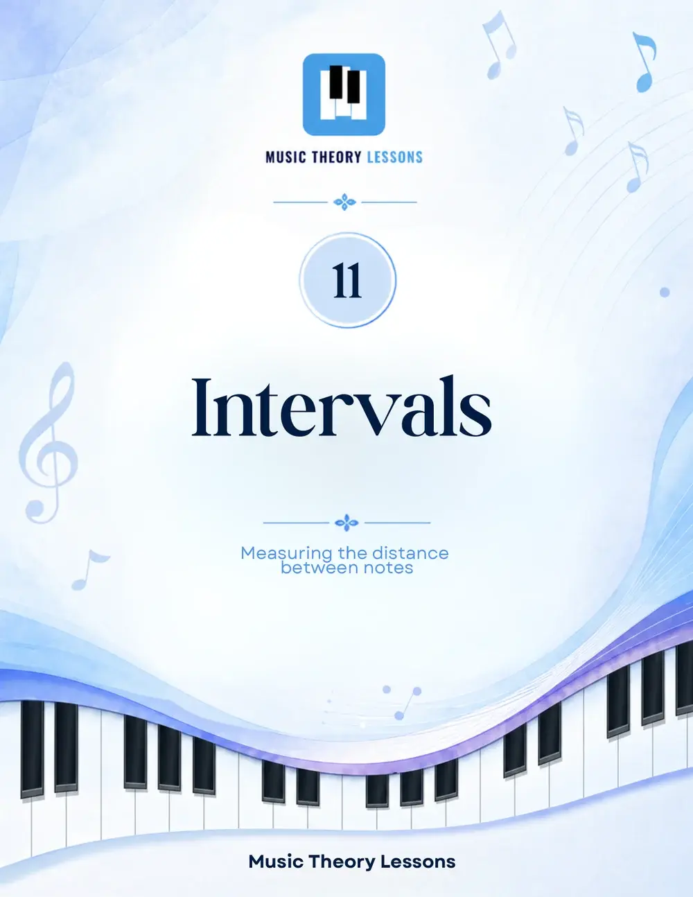 Intervals chapter cover from the Music Theory Teacher’s Book