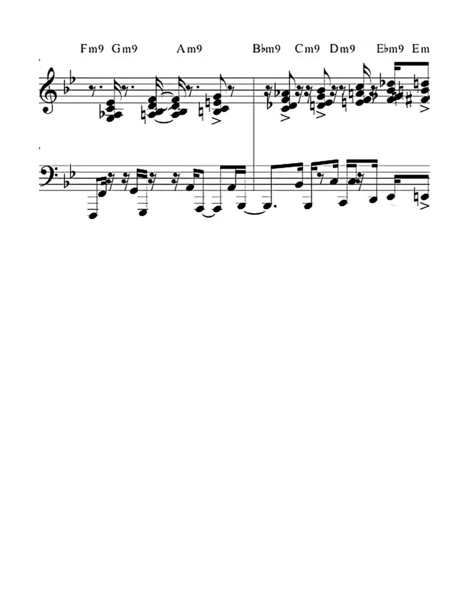 Funk Groove sheet music, page 2