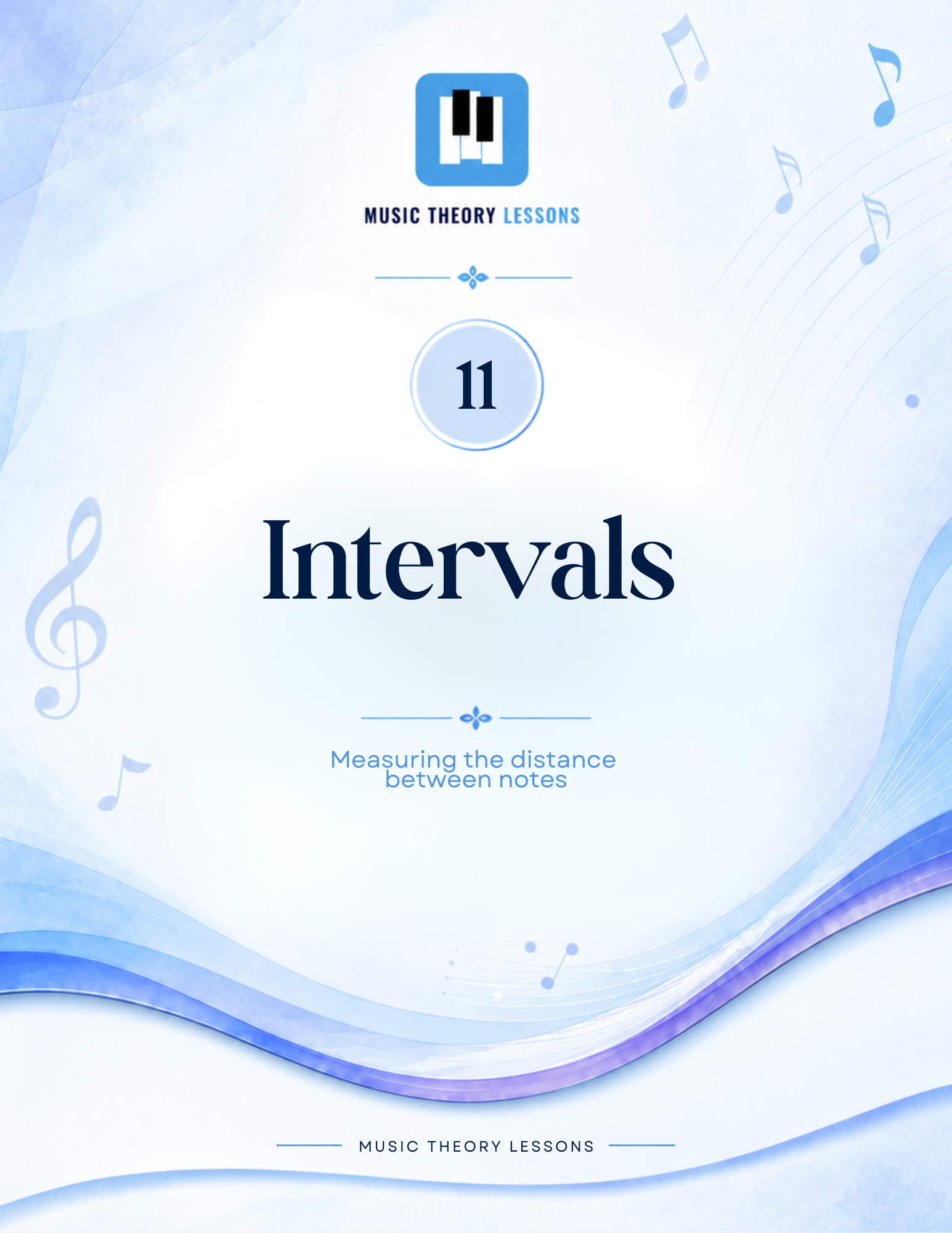Music Theory Lessons - Intervals chapter cover