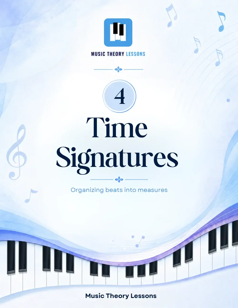 Time Signatures chapter cover from the Music Theory Teacher’s Book